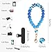 Lostars Silicone Beaded Phone Wrist Strap,phone bracelet strap with Tether Tab,Elastic Hands-Free wristlet strap (Dark Blue)