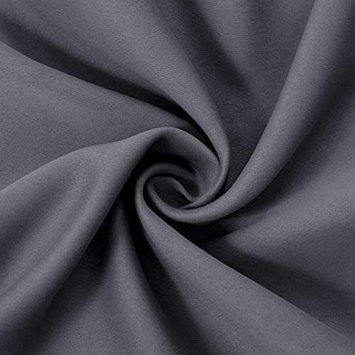 Image of LEMOMO Grey Thermal Blackout Curtains /38 x 63 Inch /Set of 2 Panels Room Darkening Curtains for Bedroom