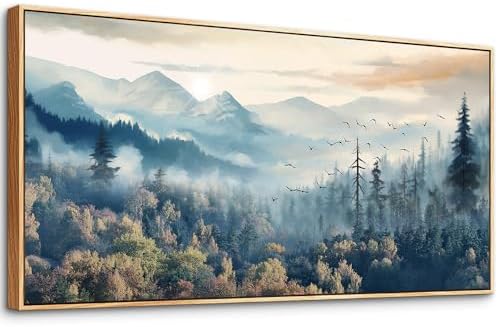 Amazon.com: MHARTK66 Wood Framed Canvas Wall Art For Living Room Wall ...