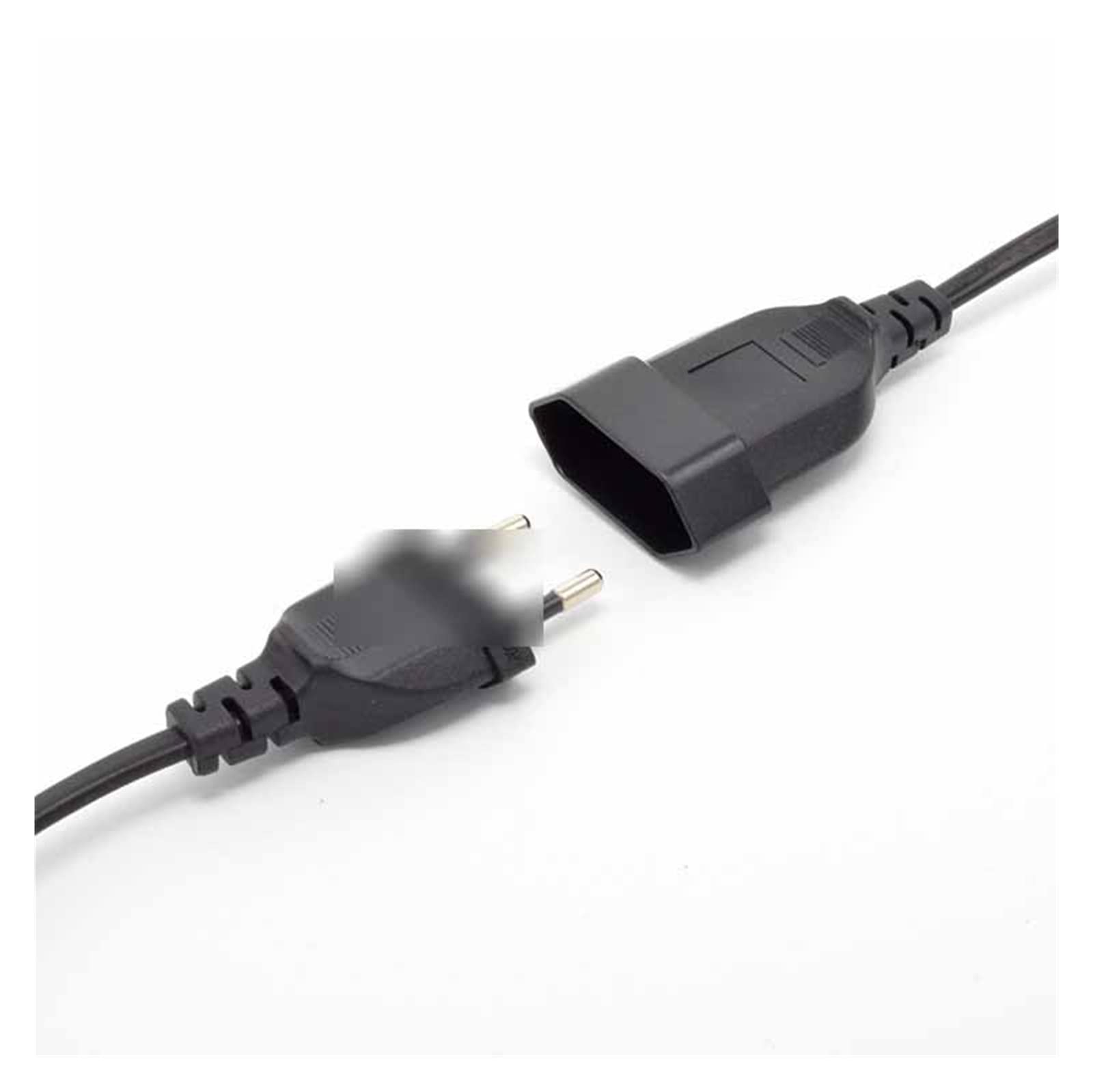 Cable de alimentación de 2 Clavijas Cable de extensión de alimentación Macho a Hembra for computadora PC 0.5M / 1M / 2M / 3M / 4M / 5M (Color : 500CM)