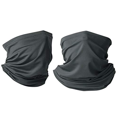GREMAG 2 Pack Schlauchschal Herren Damen Elastisch Multifunktionstuch Windabweisend Schnelltrocknend Atmungsaktiv Halswärmer Gefüttert Nackenwärmer für Outdoor Radsport Ski Motorrad Laufen Yoga