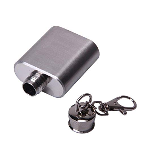 N-K Pulabo 1 porte-clés en acier inoxydable avec petit drapeau 28,3 g - Cadeau pour homme pour le camping en plein air - Image 3