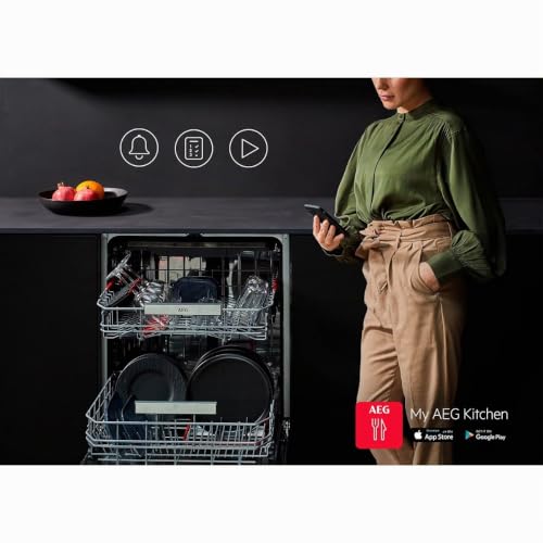 Miniatura 3 de Aeg Fse74718p Lavavajillas De Integración Airdry 15 Cubiertos, Desconexión Automática, Display Quickselect, 7 Programas, 4 Temperaturas, Bandeja Cubiertos, Inverter, 42 Dba, Blanco, 60 Cm, Clase C
