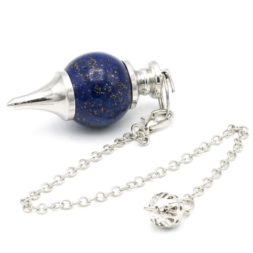 Miracles Minéraux Pendule divinatoire|Radiésthésie|ésothérisme|Pierre Naturelle|Pointe|cône|égyptien Thot|séphoroton|Merkaba|Pyramide (01 Séphoroton | Lapis Lazuli)