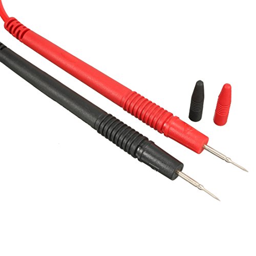 Image of uxcell 2pcs 37.4'' Test Leads Probe with Cover for Digital Multimeter Oscillometer 1000V 10A 4mm Banana Plug Ultra Sharp