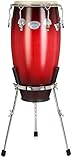 Toca Percussion Synergy Deluxe Tumba with Stand - Wine Burst