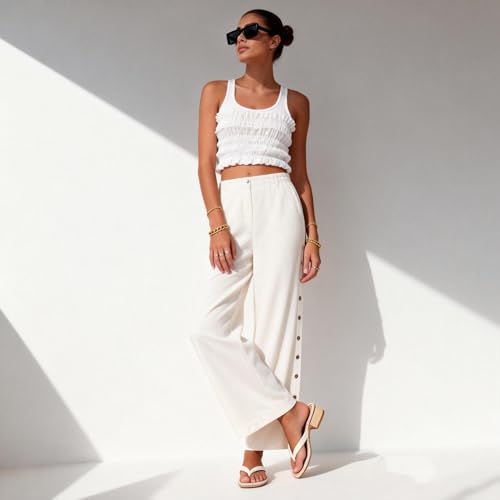 Image of DOEYG Raffia Heels Sandals Summer Beach Flip Flops Heels Square Open Toe Heeled Sandals Dressy Comfortable Slip on Thong Sandal