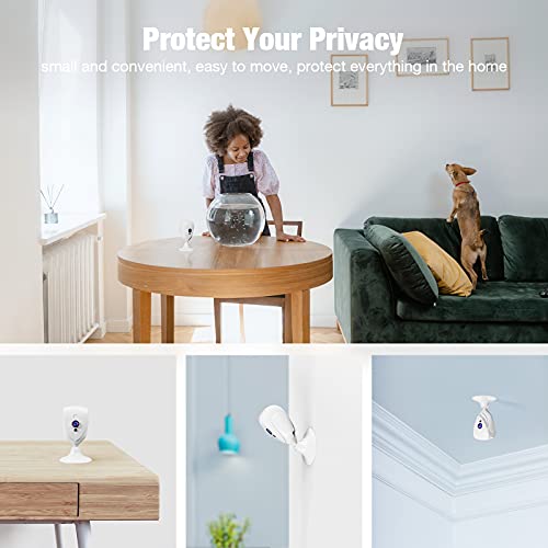 Ebitcam Pet Camera,1080P Mini Baby Monitor with Camera and Audio,Night Vision, 2-Way Audio,Motion Alarm for Home… - Image 5