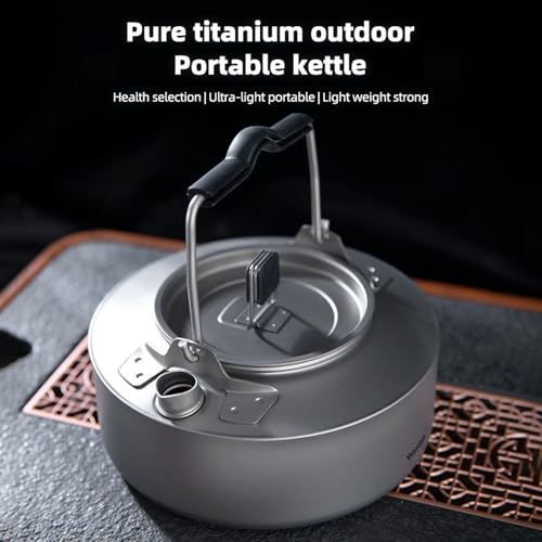 Bouilloire camping titane légère pour purifier votre eau en randonnée