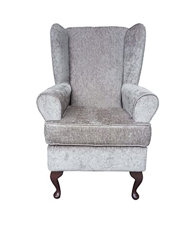 Orthopaedic high seat chair 21"seat height in Silver colour for the elderly or infirm, Firm and comfortable, ideal for the disabled, immobile or people recovering from an operation or accident.