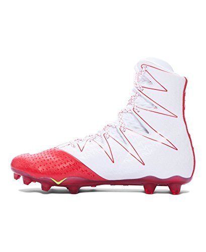 Under Armour Men's Highlight MC Football Cleats Red/White, 11