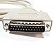 IEEE-1284 Parallel Printer Cable, DB25 Male/Male (15 Feet)