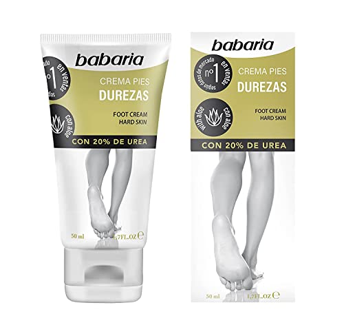 Babaria para Pies Crema Durezas Pies, Blanco, 50 Mililitros