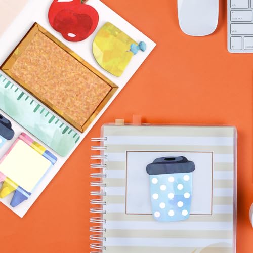Teacher Sticky Notes Set Self-Stick Memo Pads Page Marker Thank You Teachers Appreciation End of Year Gifts