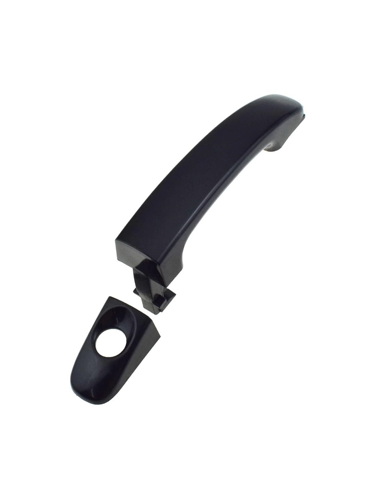 Pacsci Front Left With Hole Car Outer Door Handle For Ranger For Everest T6 T7 For Mazda Bt50 2012-2020 Black Exterior Door Handle Front Rear Left Right Side(Front Left With Hole)