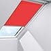 Produktbild Orignal VELUX Sichtschutzrollo RFL M04 4159S / Bedienart : Manuell / Farbe : Uni Rot / Fenstergröße : M04 / Fenstertypen : GGU, GPU, GHU, GTU, GXU, GGL, GPL, GHL, GTL, GXL _23292