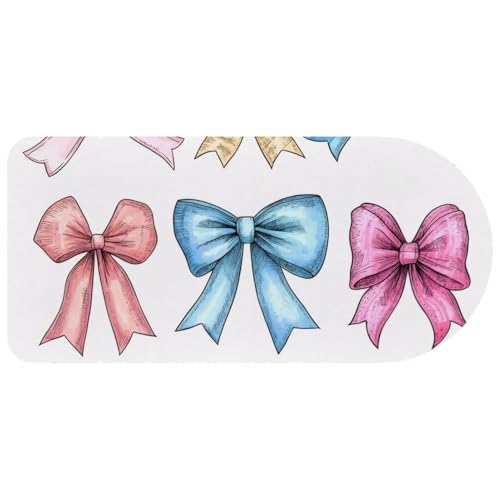 Tapis de souris mignon avec rubans colorés le cadeau parfait pour bureau à domicile