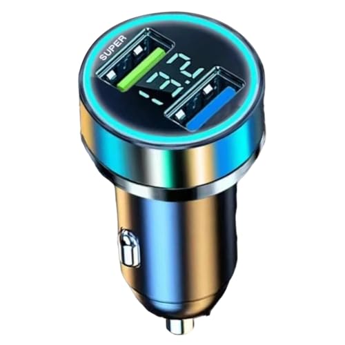 Keloglu 超急速充電車の充電器、急速充電車の充電器ポータブル - 120w/240w カーチャージャー USB,急速充電のための効率的な電力のためのデジタルディスプレイを備えたコンパクトなポータブルカーチャージャー