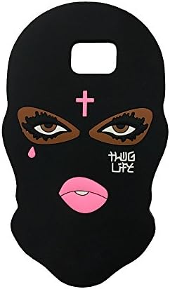 Galaxy Note 8 Case VERYLULU 3D Cute Cartoon Thug Life Big Eyes Woman Face Masked Teared Girl Jesus Christian Cross Coque Protective Soft Silicone Gel Back Cover Case for Samsung Galaxy Note 8 (2017)
