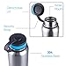 Gearland Canteen Stainless Steel Water Bottle with Nested Camping Cup and Lid for Bug Out Bag, Bushcraft Gear, Metal Canteen with a Wide Mouth Water Bottle and Mess Kit