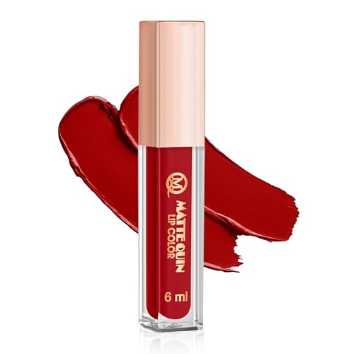 Image of Matte Quin Lip Color| Matte Texture|Long Wear |Smudge Proof |Waterproof-6ml (MQ Flat-216)