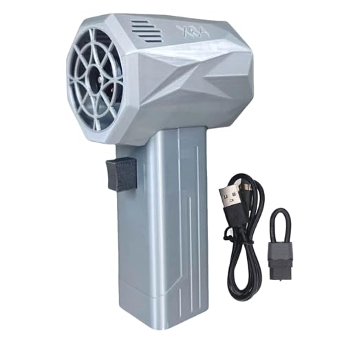 Jet Dry Blower Turbofan Turbofan Charge Rapide de 240 km/h x64 Pro 64 mm Fibre de Carbone léger (Argent)