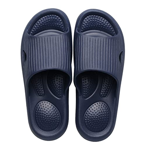 QINGXun Slifori di Massaggio Piede di Acupressione Open Open Reflexology Sandals Relief Neuropatia Artrite Pieno Plantar Pain Fascite Plantar Slifori Donne Uomini (Color : Blue, Size : EUR 39-40)