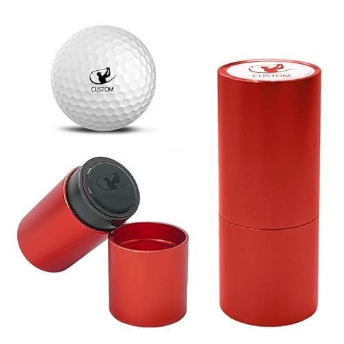 Custom Golf Ball Stamp Personalized Self-Ink Golf Ball Stamper Golf Accessories Monogram Ball Marker Gifts for Golfers Men Dad Husband Boyfriend