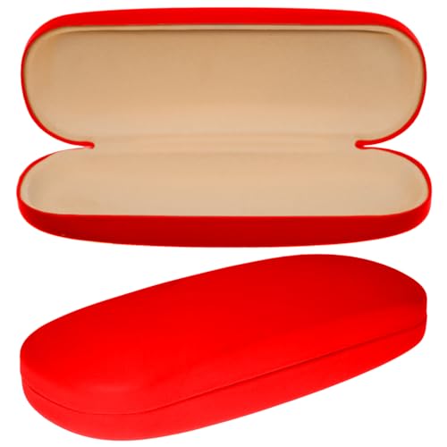 Image of Eye Glasses Case Hard Clam Shell Eyeglass Case With Soft Inner Lining Great Eye Glass Carry Case 53912