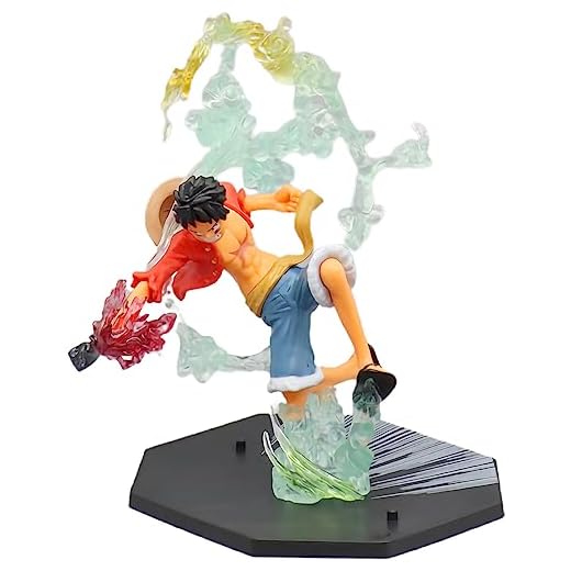 Luffy Figura, Figura de Anime On-e Piece,Figura de Ace del Anime O-ne Piece,Figura Portgas D Ace en On-e Piece Colección Decoración Estatuilla Anime Manga Escultura