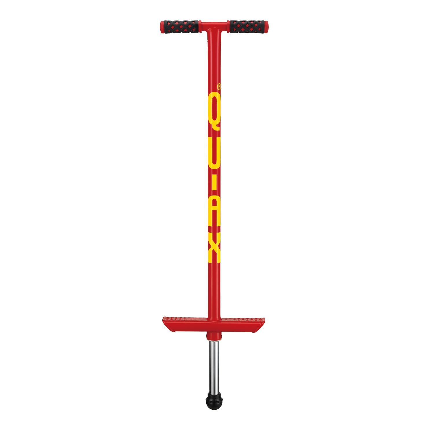 Qu-​Ax Pogo Stick-​Red (30kg) Attrezzature per Giocoleria, Colore Rosso, 4004