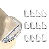 12 Pack Corner Protector for Baby, Clear Corner Protectors, Furniture Corner Guard & Edge Safety Bumpers to Cover Sharp Furniture & Table Edges
