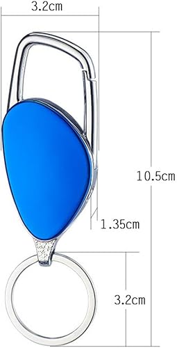 Miniatura 5 de Llavero encendedor recargable por USB, encendedor colgante multifuncional, encendedor de cigarrillos sin llama a prueba de viento con iluminación