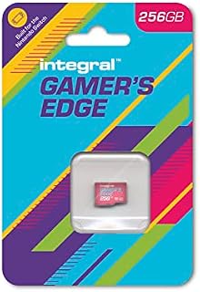 Integral 256GB Gamer's Edge Micro SD Card for the Nintendo Switch - Load & Save Games Fast, Store Games, DLC & Save Data, Built for the Nintendo Switch, Switch Lite & Switch OLED To Give You The Edge