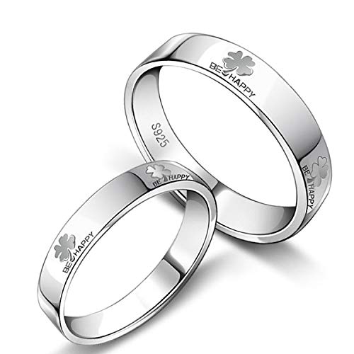 Preisvergleich Produktbild MTWTM Silber Ring Liebhaber Ring Fashion Klee, Mann 20.