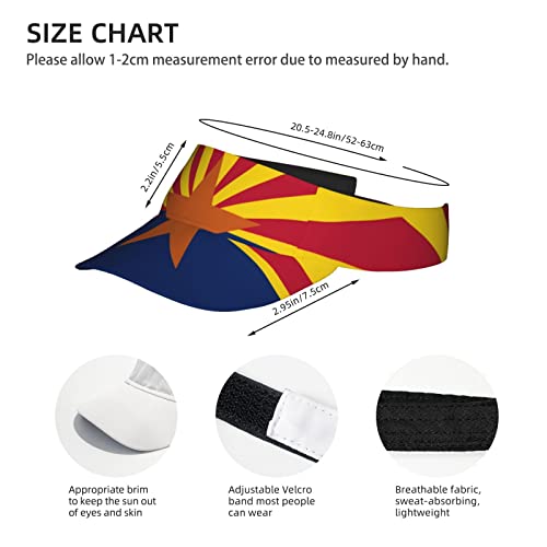 Image of Cute Funny Flag Hat Women Men Adjustable Flag Sport Sun Visor Hat Summer Fashion Sun Cap Beach Flag Hat