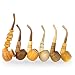 6 Pcs Handmade Smoking Pipes - Unique Wooden Tobacco Pipes for Smoking, Best Gift for Men Husband Dad