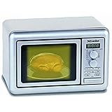 Theo Klein 9492 Horno microondas Miele I Con base giratoria a pilas I Reloj con tres limitaciones de tiempo y señal...