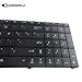 SUNMALL Keyboard Replacement Without Frame Compatible with Asus n53 k54l x55 x55u x55a x54c x54h x55vd x55c f55 f75 R500D R500DE R500N Series Laptop Black US Layout
