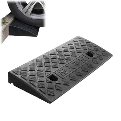 en Caoutchouc De Trottoir, Rampe De Seuil pour Marche Hauteur 5-13 Cm, Rampe De Bordure pour...