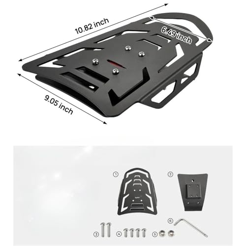 Porte-bagages de moto arrière haute résistance pour fixer vos sacoches de voyage