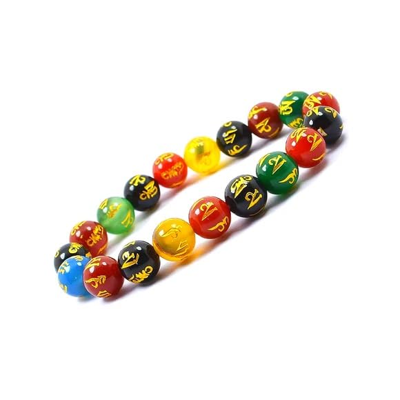 JMRM Om Mani Seven Chakra 8mm Bead Round Bracelet for Unisex For Unisex Adult (B08NHFY1ZN) Amazon Price History, Amazon Price Tracker