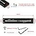 Haoge 220mm Multi-Purpose Long Quick Release Extender Rail Sliding Plate for Camera Tripod Ballhead Clamp fit Benro Arca Swiss Sunwayfoto