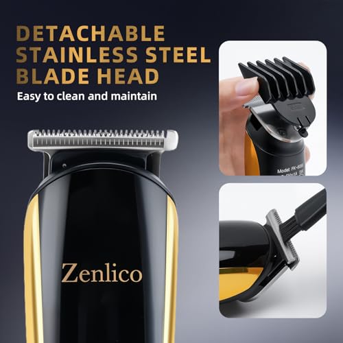 Image of Beard Trimmer for Men, Rechargeable Men's Hair Trimmer & Clippers, Electric Grooming Kit for Beard, Face, Neck, Groin & Manscaping, Ideal Gift for Men