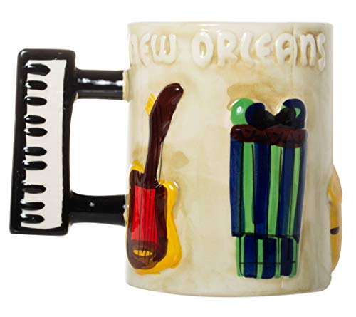 Taza de café souvenir musical en cerámica miniatura 2
