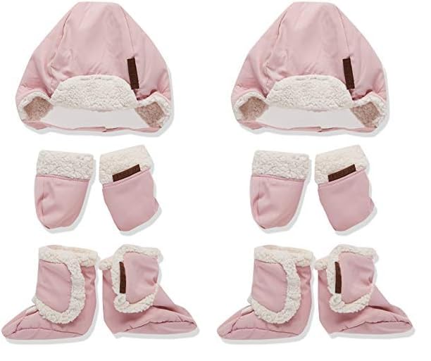 Image of JJ Cole Girls' Hat, Blush, Small (Pack of 2)
