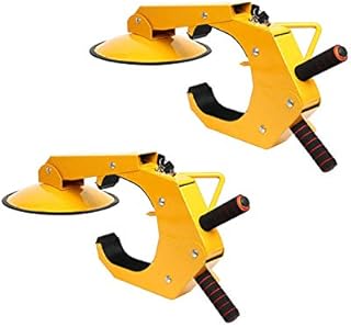 YaeTek 2pcs Wheel Lock Clamp Adjustable Tire Boot Lock Anti-Theft Lock Clamp Boot Tire Claw for Parking Car Truck RV Boat Trailer - 2 Pack