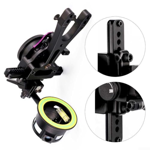 AMEYXGS Single Light Archery Lever Compound Bow Sight, 1 Pin Adjustable For Hunting Shooting - View #10