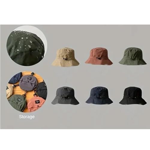 Image of Handcuffs Caps for Mens & Womens Foldable Bucket Hat Lightweight Quick-Drying Waterproof Outdoor Sun Protection Hat with Portable Storage