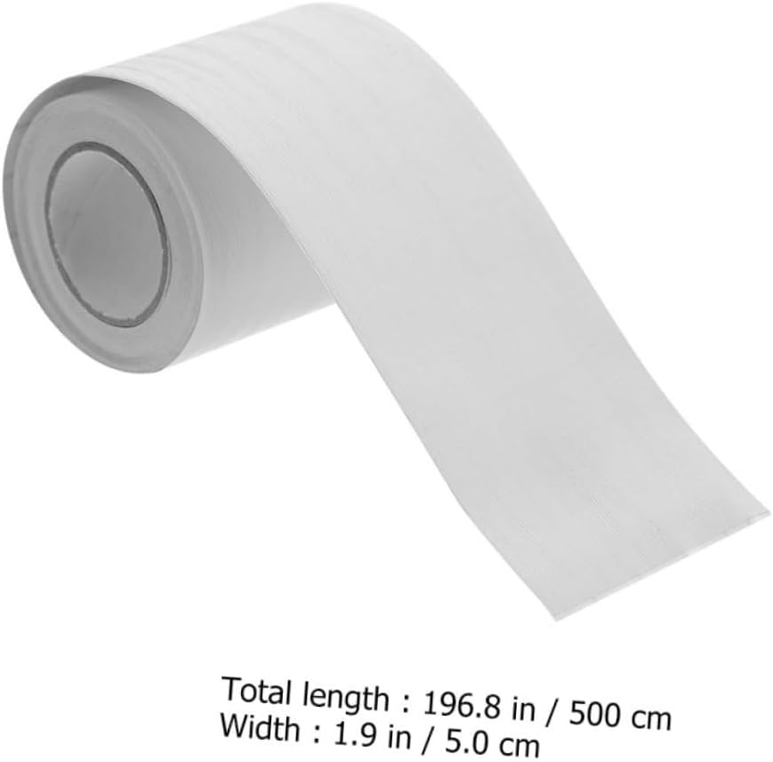 DOITOOL 18rolls Flexible Skirting Board Trims Peel and Stick Wall Molding Adhesive Floor Stickers Easy Installation Multi-Purpose Decorative Trim